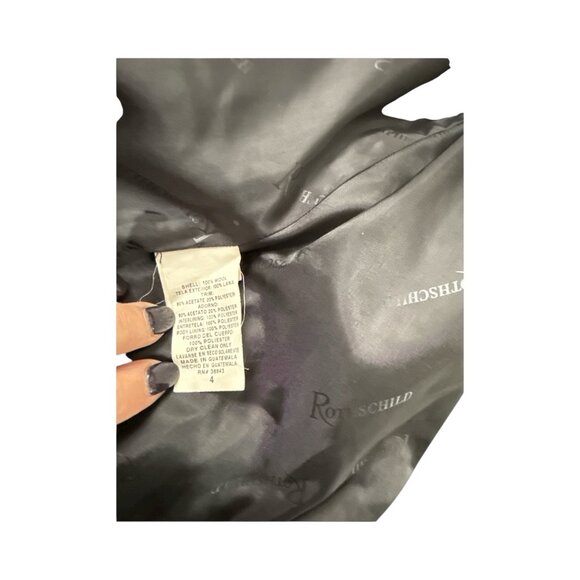 GIRLS WOOL COAT BY ROTHSCHILD - Picture 7 of 7